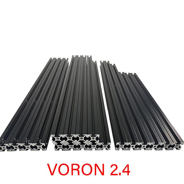 V2.4 Misumi extrusion Frame Kit for V2.4 3d Printer black anodized