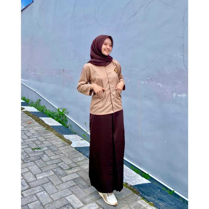 rok span sekolah panjang seragam sekolah model span
