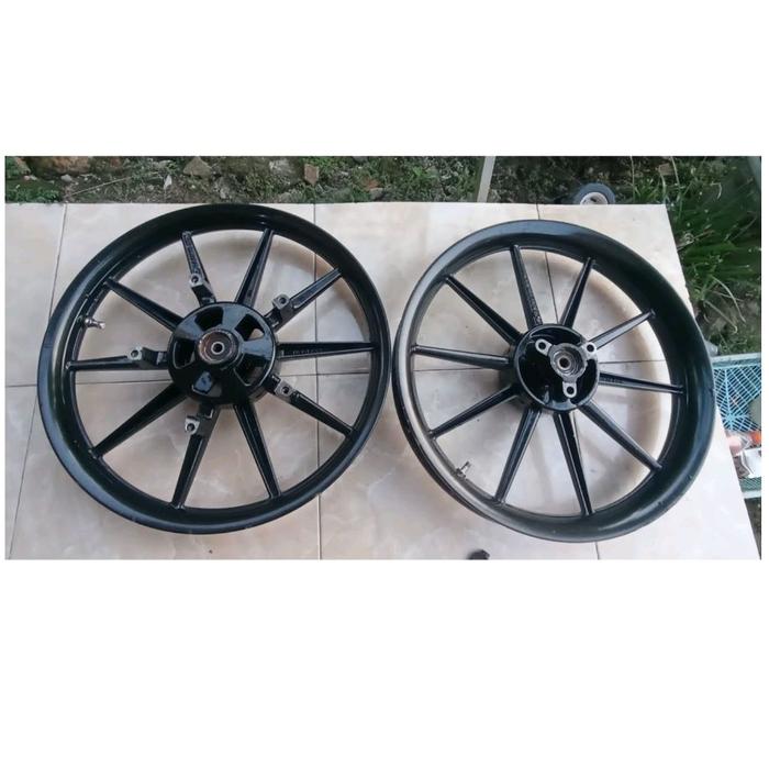 velg rcb old satria fu warna hitam bekas likenew