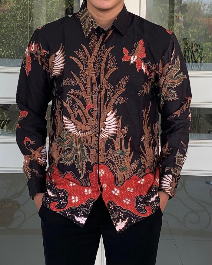RHAF Kemeja Batik Peksi Bambu Katun Prima Premium | Bahan batik 2,4 meter katun prima premium