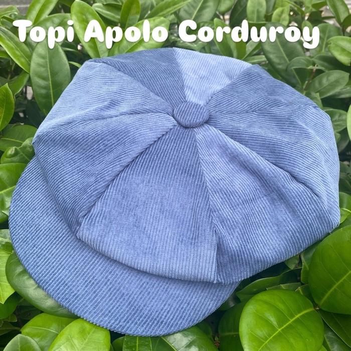 Topi Apolo Corduroy Dewasa - Newboys Cap Corduroy - Topi Apolo Corduroy Vintage