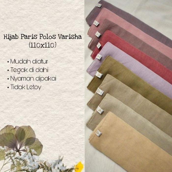 (PAKET USAHA 6 Pcs) Jilbab Paris Jadul BONUS CEPOL