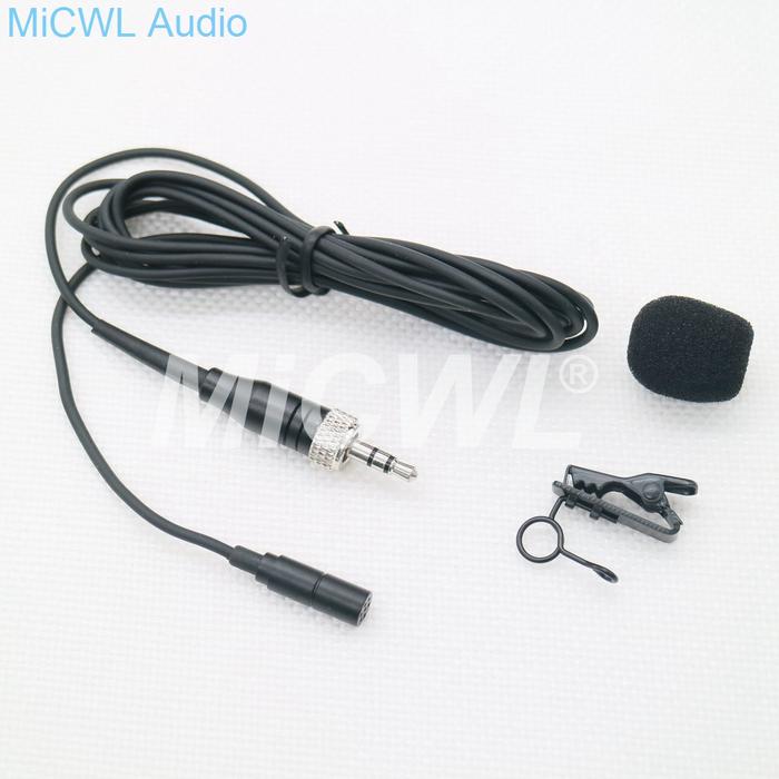 Black Lavalier Microphone for Sennheiser G2 G3 G4 Wireless ME2 Lapel