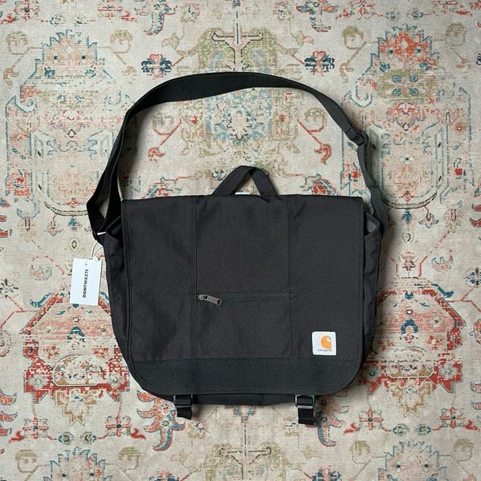 CARHARTT D89 MESSENGER BAG BLACK ORIGINAL