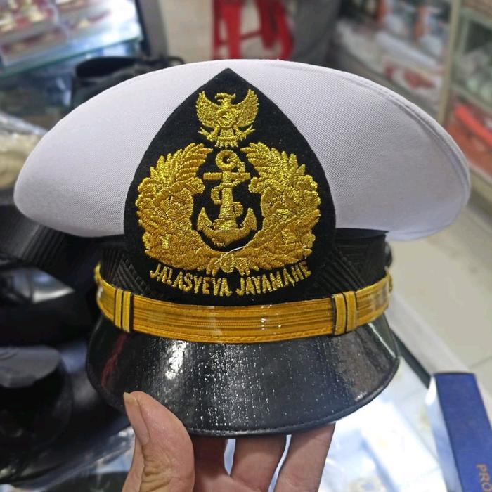 TOPI PET PDU PAMA TNI AL ORIGINAL CIPUTAT / TOPI PDU TNI AL
