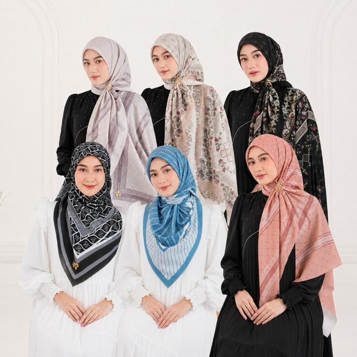 AURAKAY SCRAFT HIJAB PERSEGI PARIS PREMIUM ORI BY AURAKAY 7705