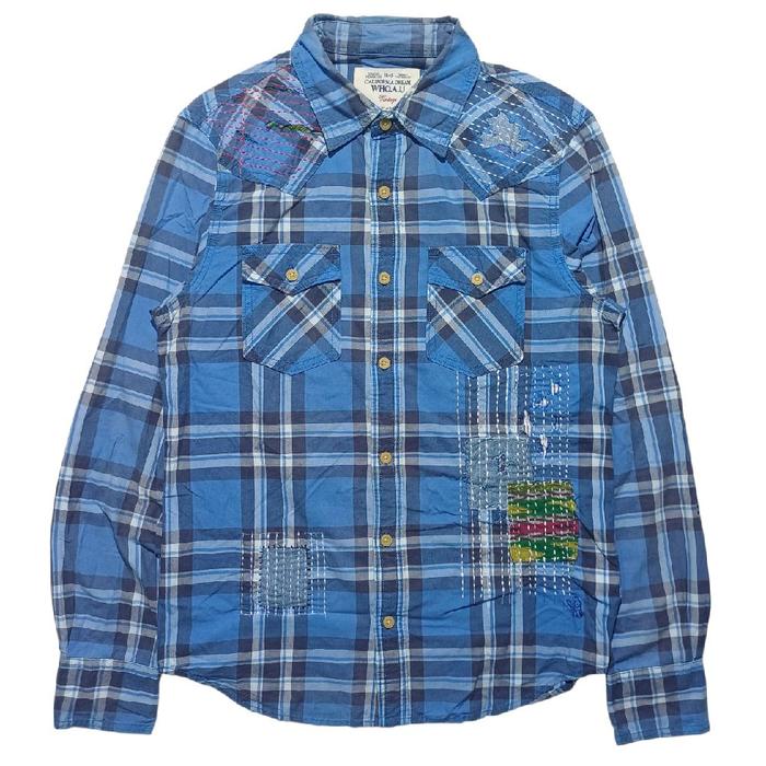 Western Shirt Sashiko Rework by Who.A.U