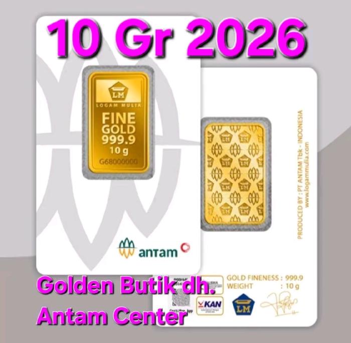 LM ANTAM 10Gr TERBARU, ASLI