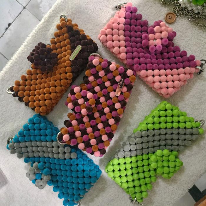 [premium] series drina's bag  (slingbag manik bludru handphone)