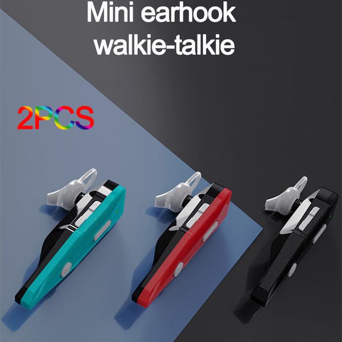 Wireless Earhook Mini Walkie Talkie Intercome Bluetooth Restaurant