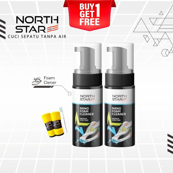pembersih sepatu Foam Shoes Cleaner tas Dinding Dan Interior beli 1 gratis 1 shoe care putih North s
