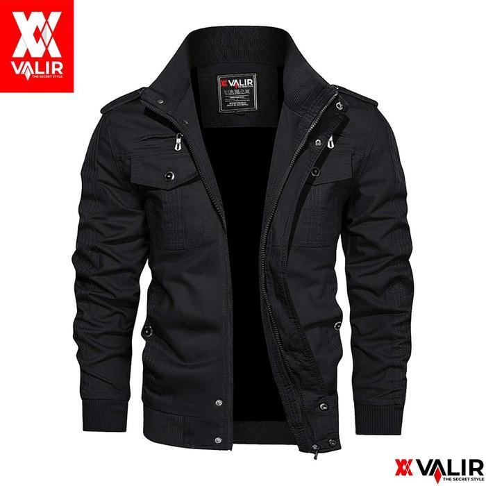 lub Valir Edmund - Jaket Pria Bomber Model Militer terbaru Tran acket