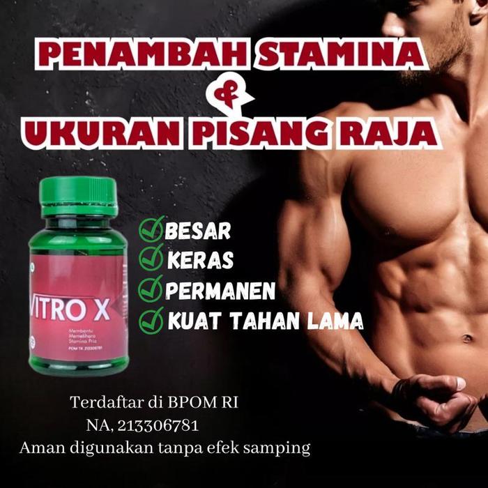 ORIGINAL VITRO X obat kuat pria tahan lama//pembesar mr p permanen paling ampuh dan cepat original a