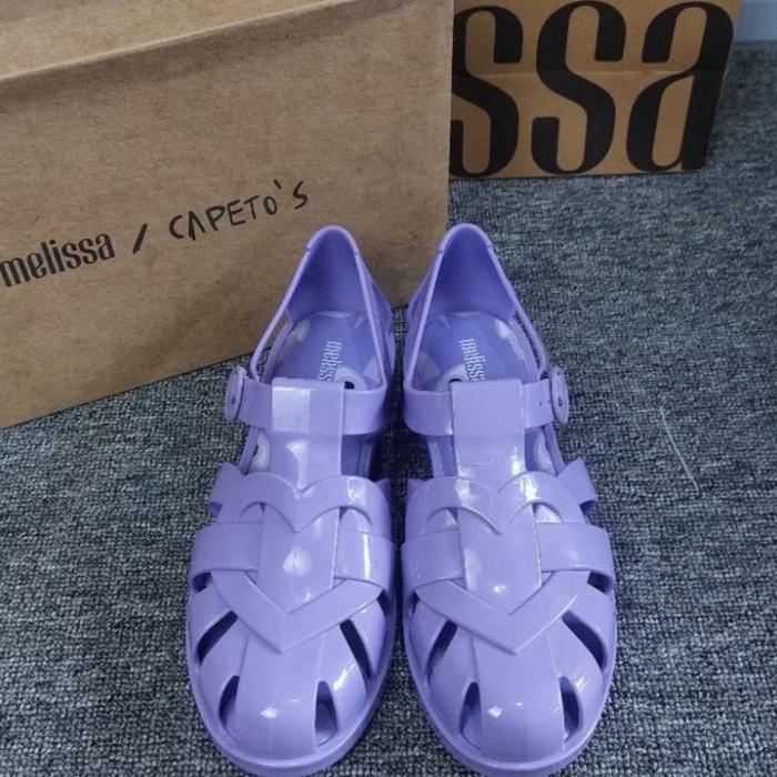 SALE MELISSA HEART SANDAL + CAPETOS AD LILAC