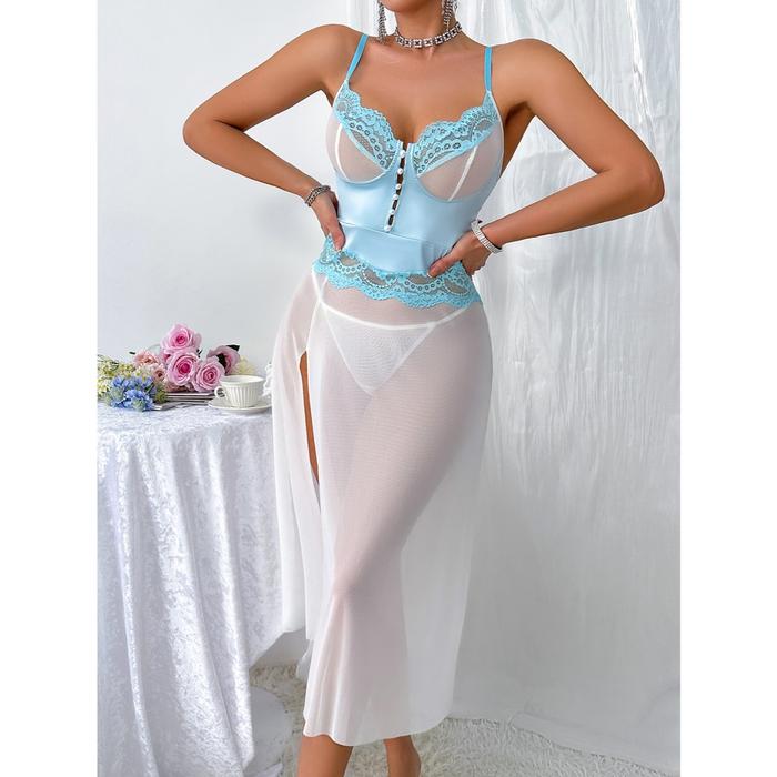 N sexy lingerie daster babydoll seksi transparan lingerie