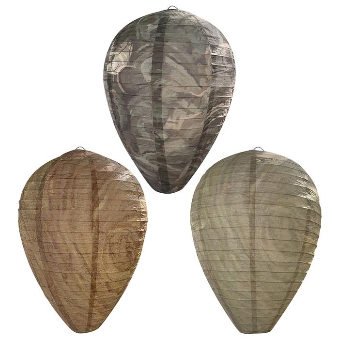 Hanging Wasp Deterrent Paper Hornet Fake Wasp Nest Repellent Hornets Safe Fake Trap Safe Garden Repe