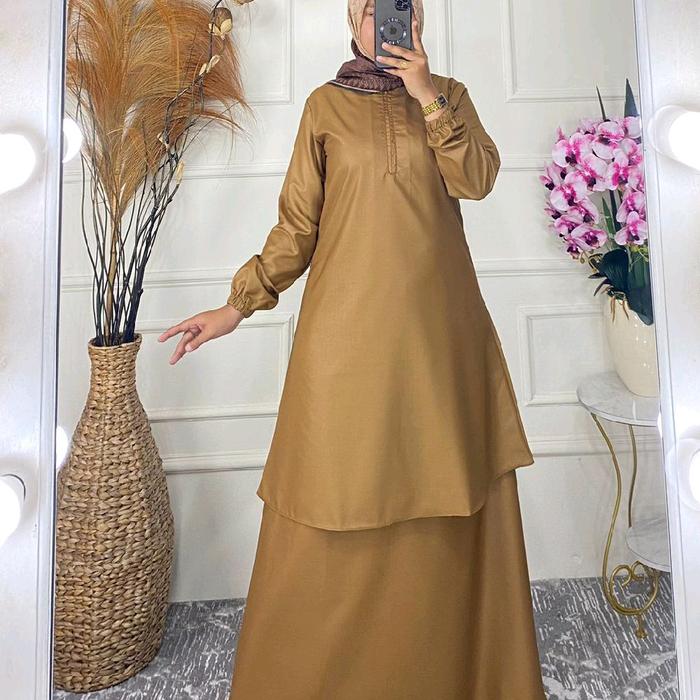 Stelan Baju Kerja Pemda | Stelan Rok Baju Pemda | Stelan Baju Gamis Pemda | Bahan Toyobo Premium