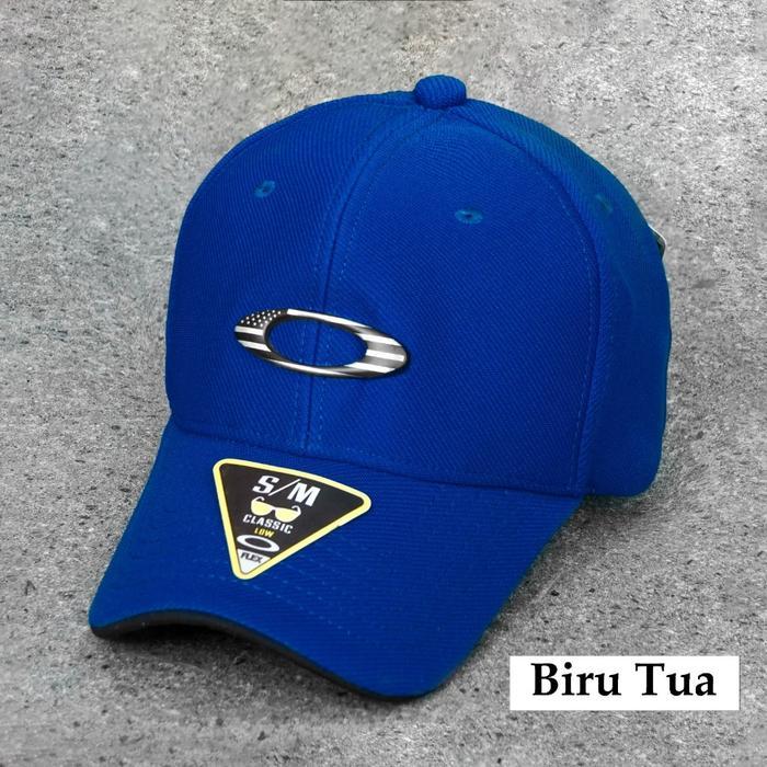 Topi Oakley Flexfit / Topi Baseball Pria Import Mirror Original
