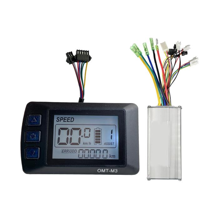 E Bike with LCD Display Panel Brushless Controller Kit