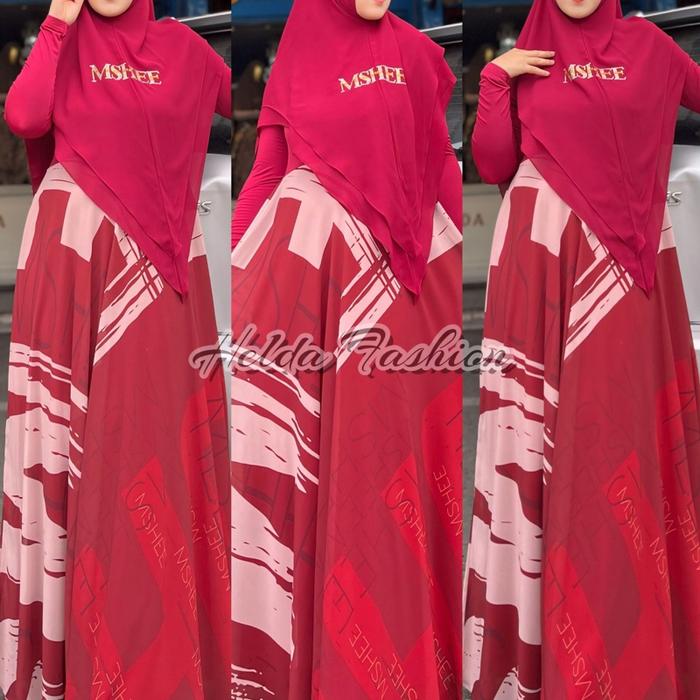 Mshee Sporty set Khimar Polos