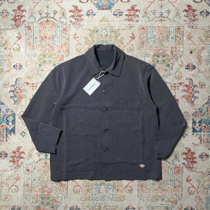 DICKIES JAPAN EXCLUSIVE BLAZER LINEN JACKET DARK GREY ORIGINAL