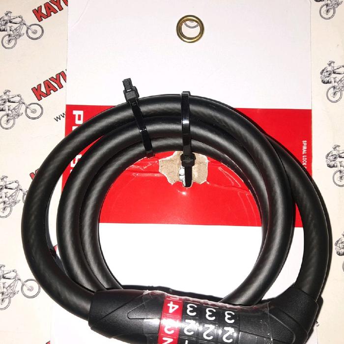 KUNCI SEPEDA POLYGON LOCK SPIRAL COMBINATION