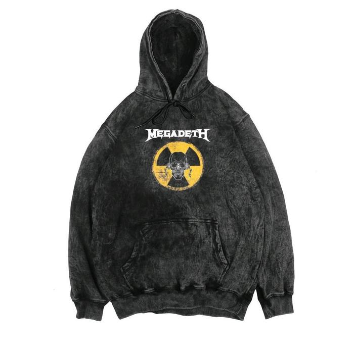DD - Hoodie sandwash [WASH] Megadeth jaket korea Vintage Red