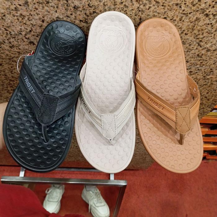 Sandal Jepit Karet Wanita TRISET Original DEPSTORE Sendal Cewek Flat