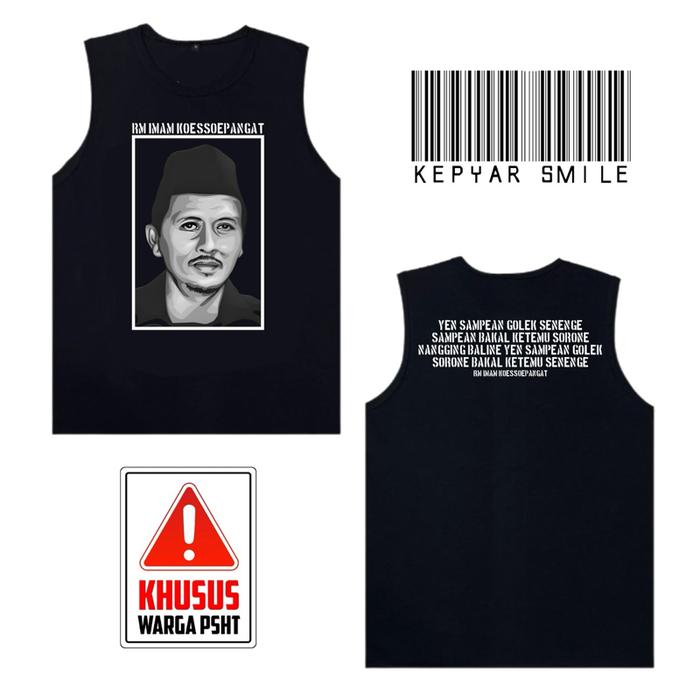 Singlet PSHT RM.Imam Koessoepangat Free Stiker
