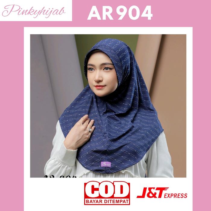 PROMO HIJAB AR RAFI AR 904 || HIJAB JILBAB ARRAFI BERGO VARIASI MOTIF STANDART INSTANT TERBARU || KE