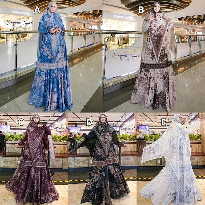 Kameela Series by Farfadh Syari || Set Gamis Syari Mewah Elegan