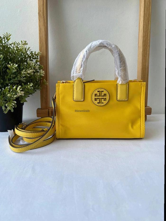Tb Ella Nylon Mini Tote Limone