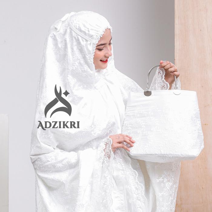Terbaru ADZIKRI - Mukena Dewasa Premium Sutera Paris Ameera