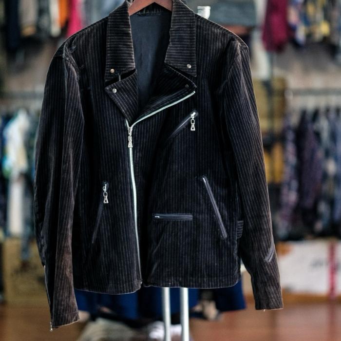 Ramonese Semantic Design Velvet Jaket Original Vintage
