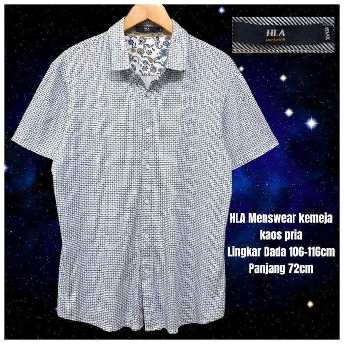 HLA Menswear kemeja kaos pria