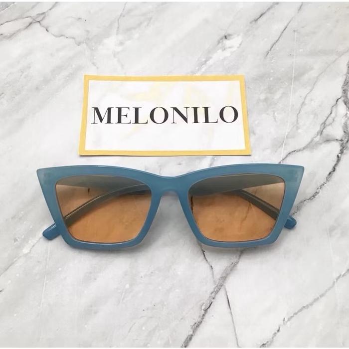 Brisa frame kacamata mix color kacamata fashion wanita kacamata biru orange kacamata orange kacamata