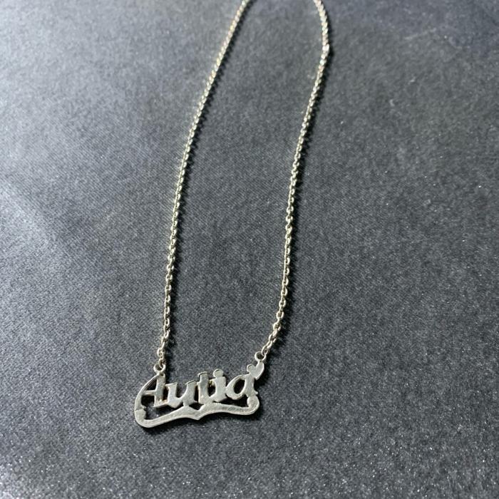Kalung nama anak anak perak murni