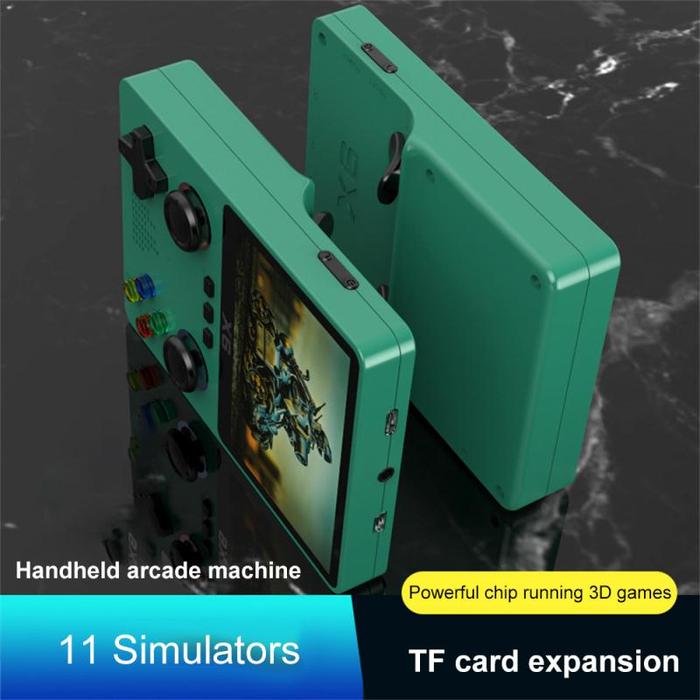 2023 New X6 Game Console HD PSP Handheld Game Console Dual Joystick