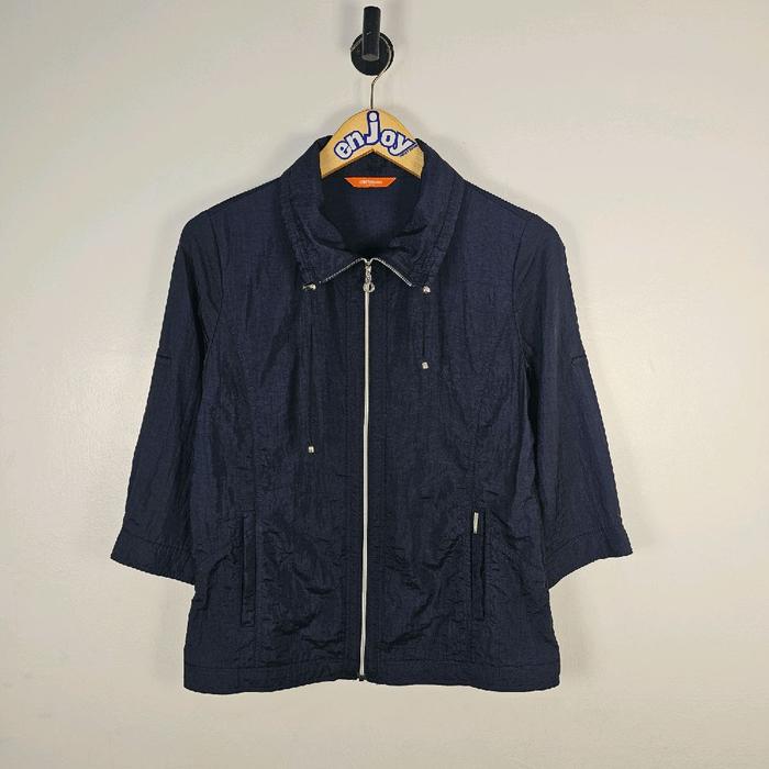 jacket tipis tangan ¾ all for you wanita cewek kantir kerja santai tipis 1 lapis baju atasan