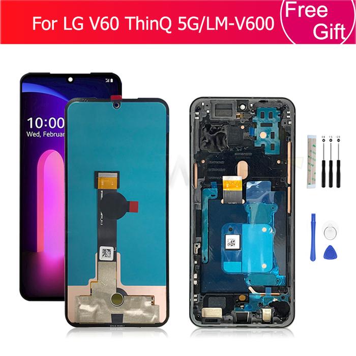 For LG V60 LCD Display Touch Screen Digitizer Assembly For LG V60