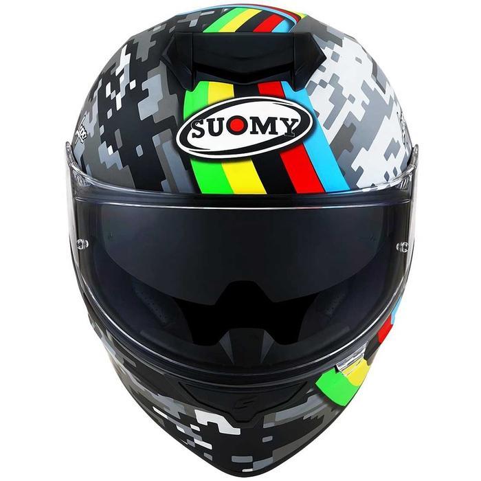 TERMURAH HELM SUOMY STELLAR RAINBOW MATT