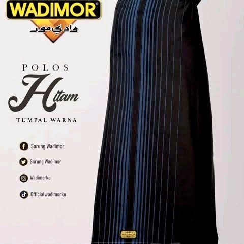 WADIMOR Hitam / Grosir Sarung Blitar / Mangkasari
