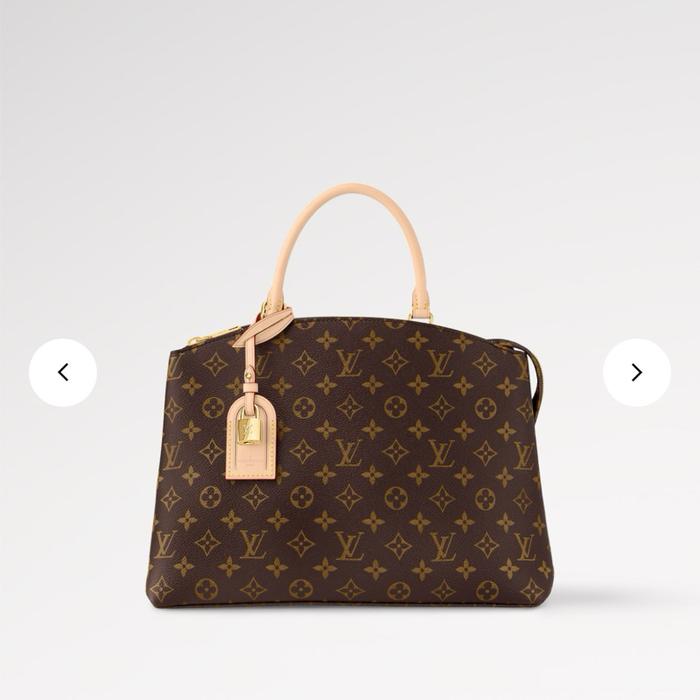 LOUIS VUITTON Grand Palais Monogram Selempang Wanita Tas Ikonik Lockit 2011 & Montaigne 2014 Bahan M