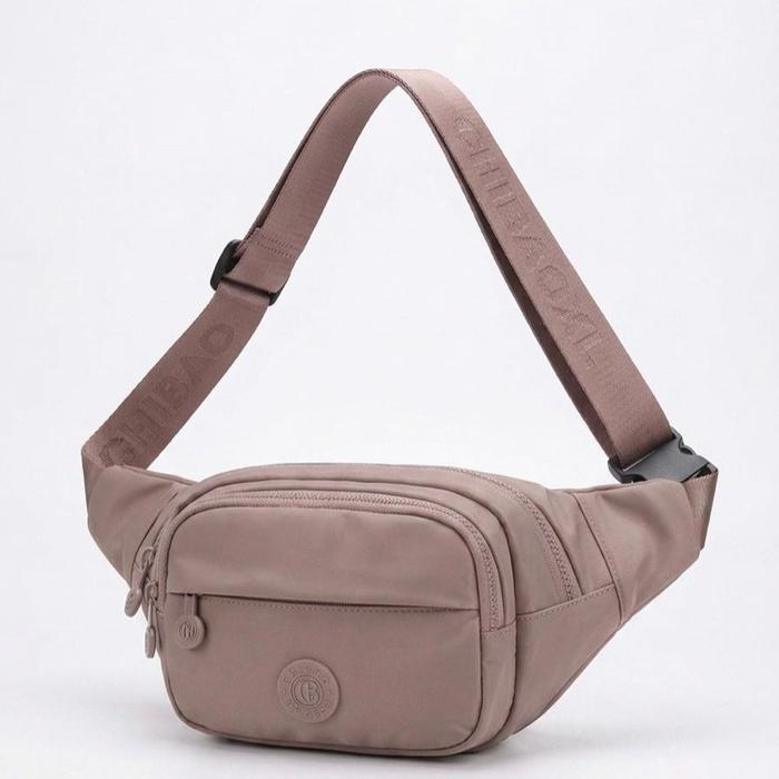 Chibao Waistbag Wanita/Pria Terbaru 9081-KC Original - Tas Pinggang Selempang Wanita Bahan Nilon Teb