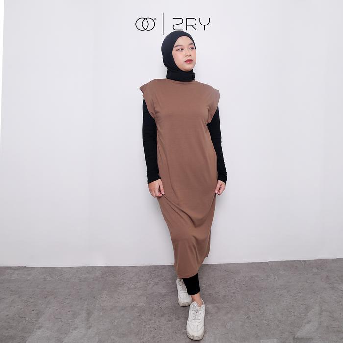 ZRY Reva Dress Inner Kutung Span Inner Dress Wanita Tanpa Lengan Rayon