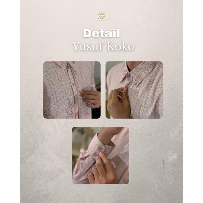 Faraz Label - Yusuf Zulaikha Couple Set Busana Muslim Wanita Baju Koko Dress Lebaran 2026 Sarimbit P