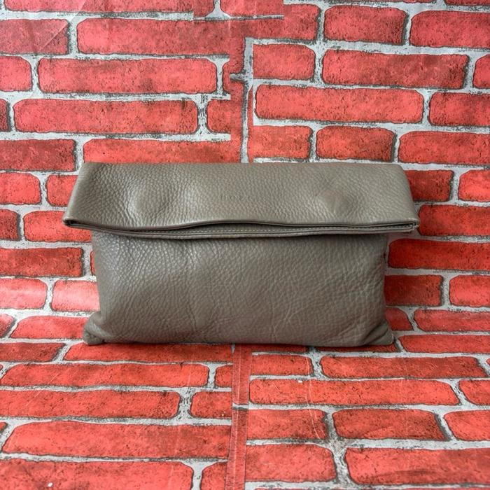 TAS HAND BAG WANITA HOZE KULIT ASLI SECOND BRANDED ABU / TAS CLUTCH FASHION WANITA KULIT ASLI HOZE