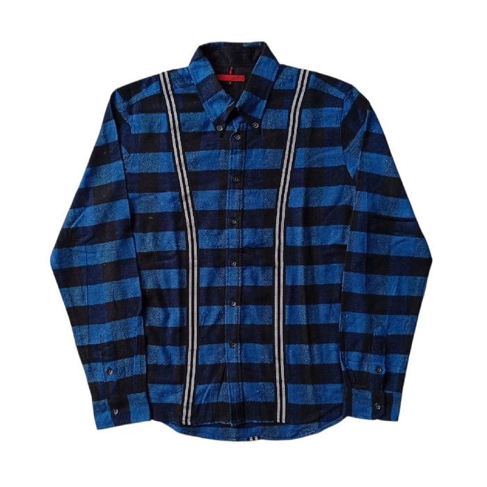 JunRed suspender flannel shirt