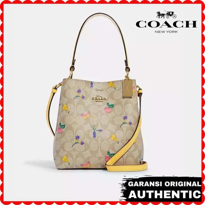Tas Selempang Coach Wanita Town Bucket Dream Fruit Original Store Branded Authentic