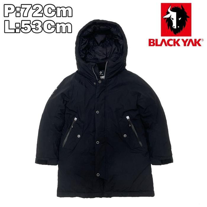 JK46 Jaket Parka Bulang Anak 8 Th Blackyak Nature Black  Bulu Angsa Coat Musim Dingin Hiking Pendaki